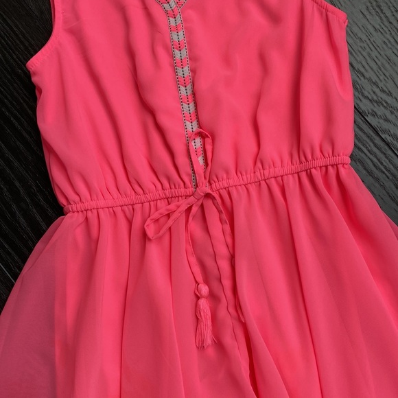 Hot Pink Spring Skort Dress - Picture 3 of 8